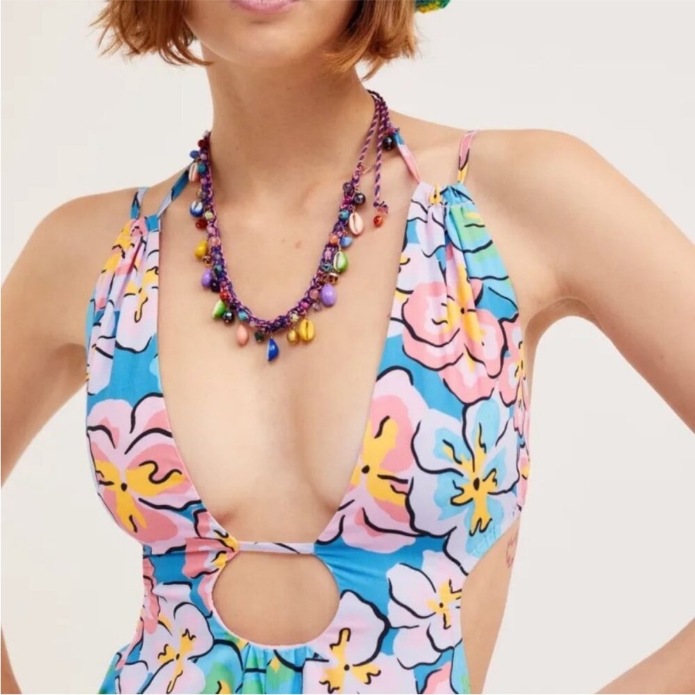 NWT For Love And Lemons Yasmin Maxi Dress Size small - Picture 9 of 13